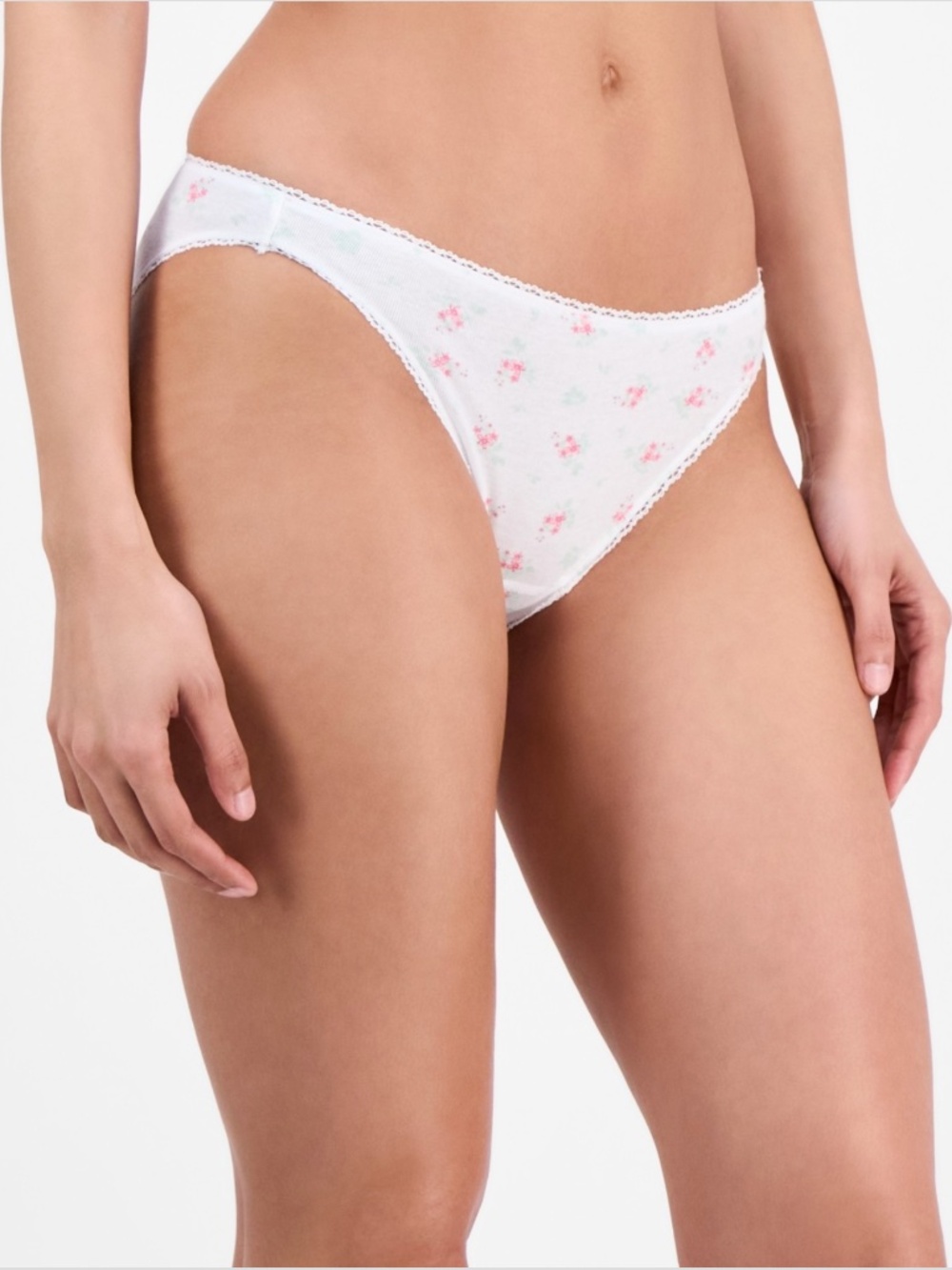 Charter Club Women's Everyday Cotton Bikini Underwear – Arielle Ditsy – NWT